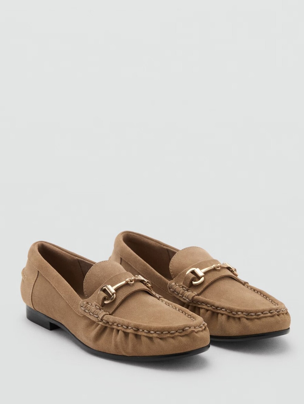 MANGO Suede Loafers